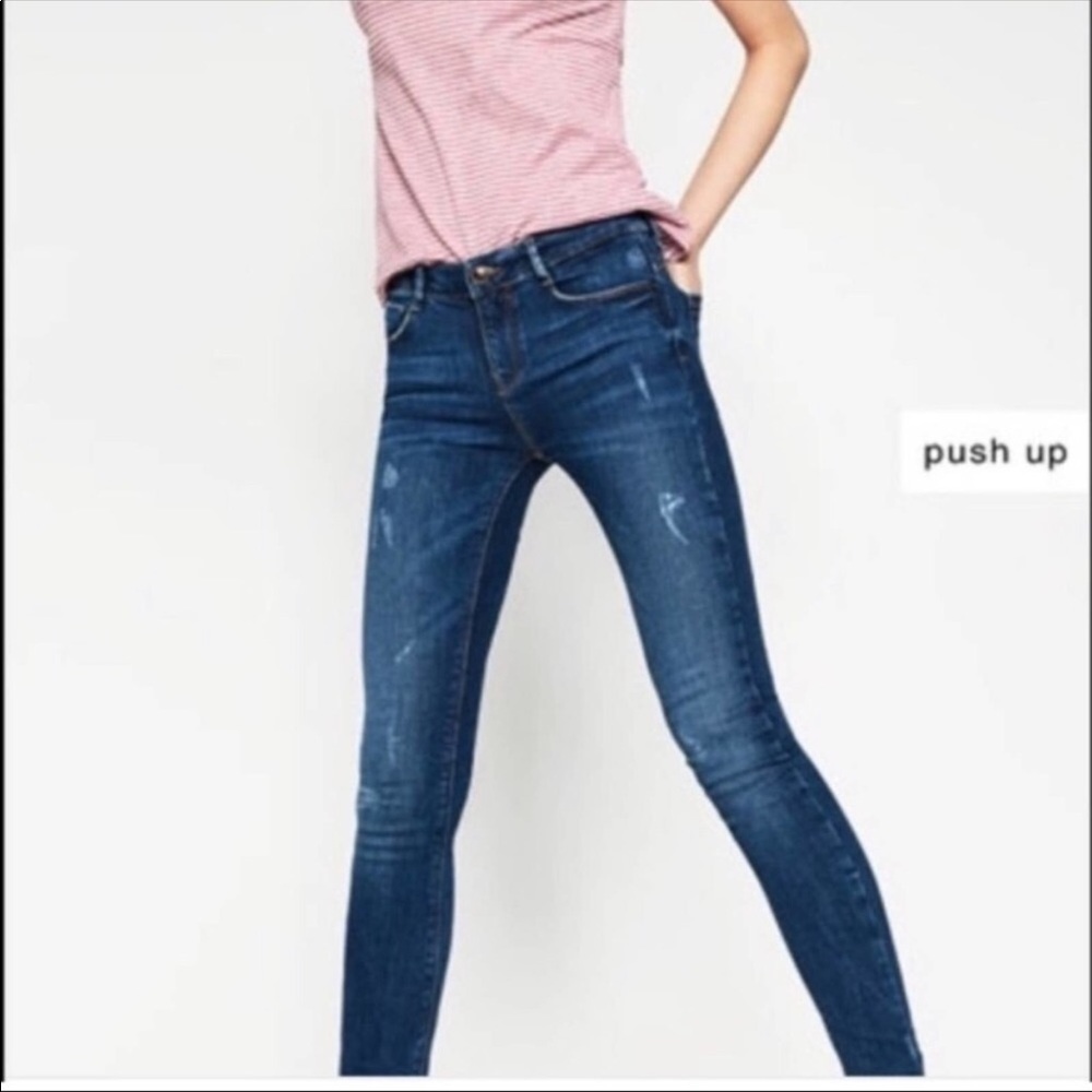 Zara Embrace Silhouette Skinny Jean, Size